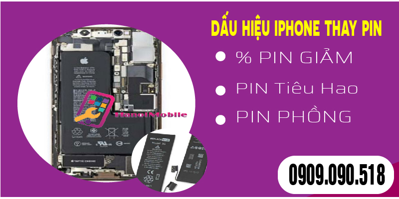 Hình 1: Dấu hiệu Pin bị hỏng cần thay thế tại Giang Biên